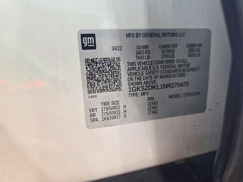 2022 GMC YUKON DENALI 14