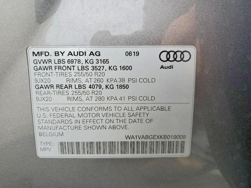 2019 AUDI E-TRON PRESTIGE 13