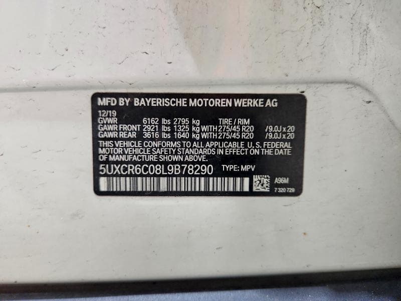 2020 BMW X5 XDRIVE40I 13