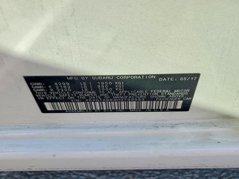 2017 SUBARU IMPREZA PREMIUM 12