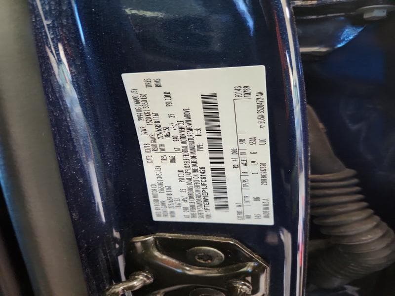 2018 FORD F150 SUPERCREW 12