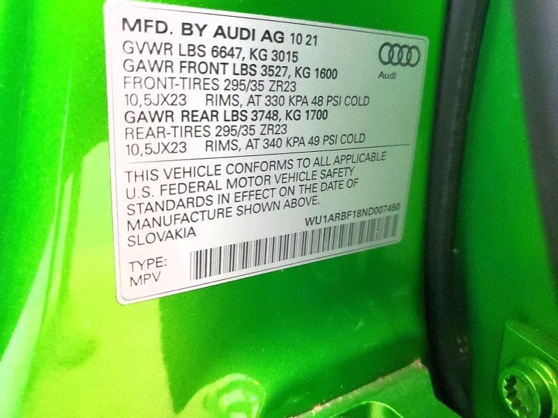 2022 AUDI RS Q8 13