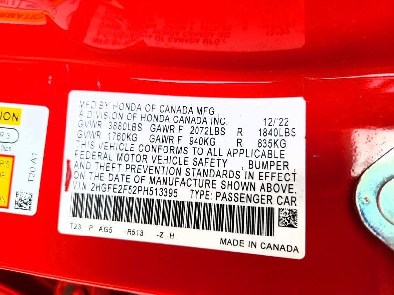 2023 HONDA CIVIC SPORT 12