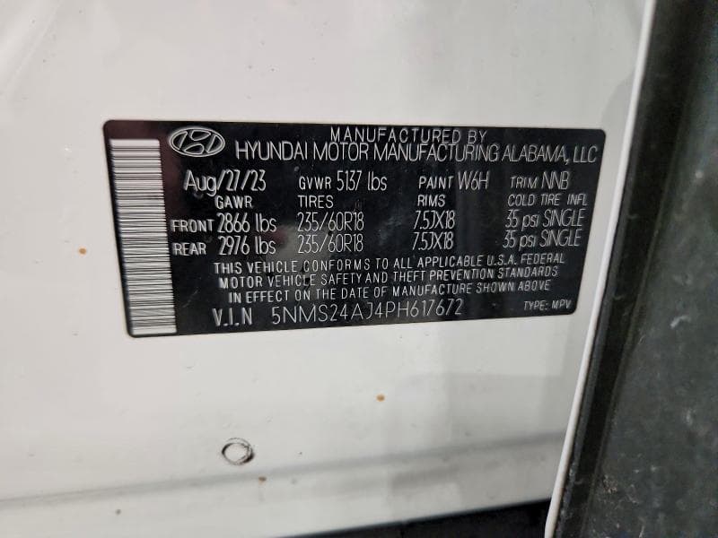 2023 HYUNDAI SANTA FE SEL 13
