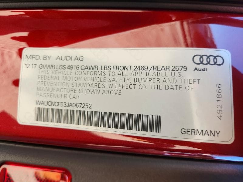 2018 AUDI A5 PRESTIGE 13