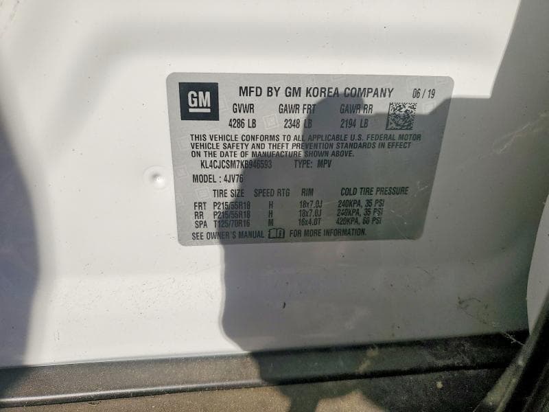 2019 BUICK ENCORE ESSENCE 13