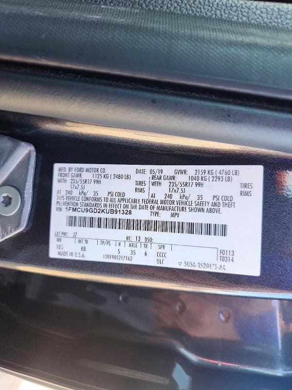 2019 FORD ESCAPE SE 13