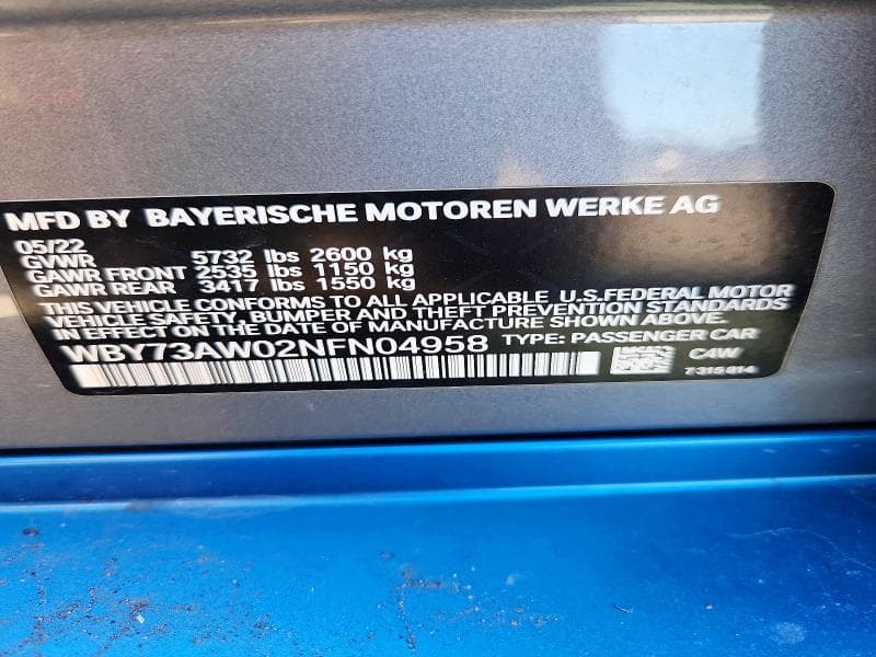 2022 BMW I4 EDRIVE 40 13