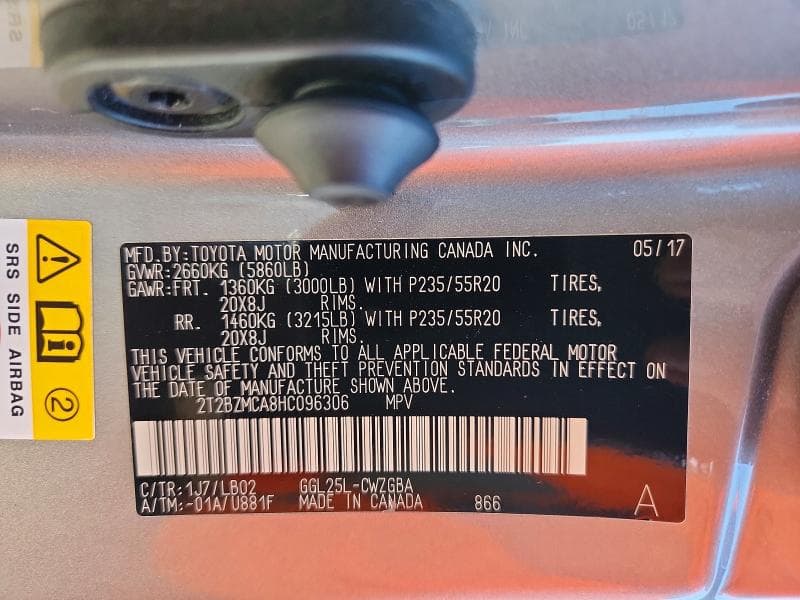 2017 LEXUS RX 350 BASE 13
