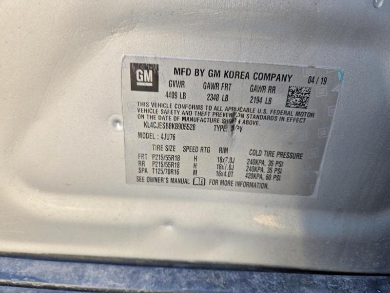 2019 BUICK ENCORE PREFERRED 13