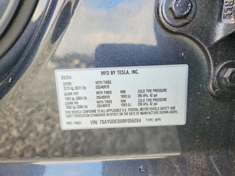 2024 TESLA MODEL Y 12