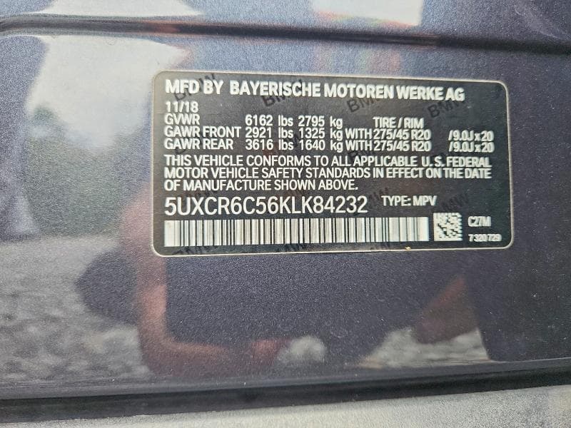 2019 BMW X5 XDRIVE40I 13