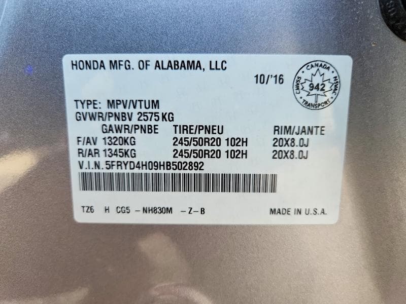 2017 ACURA MDX ELITE 13