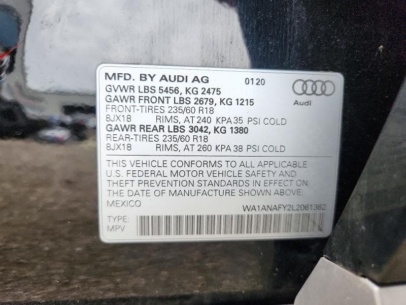 2020 AUDI Q5 PREMIUM 13