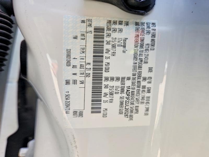 2018 FORD FOCUS SE 12