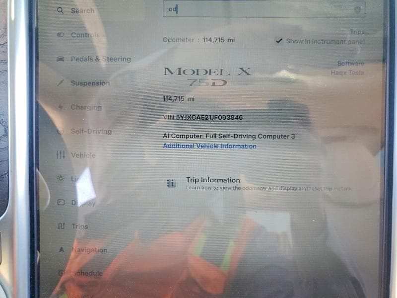 2018 TESLA MODEL X 9