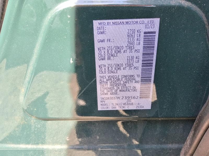 2023 NISSAN PATHFINDER PLATINUM 14