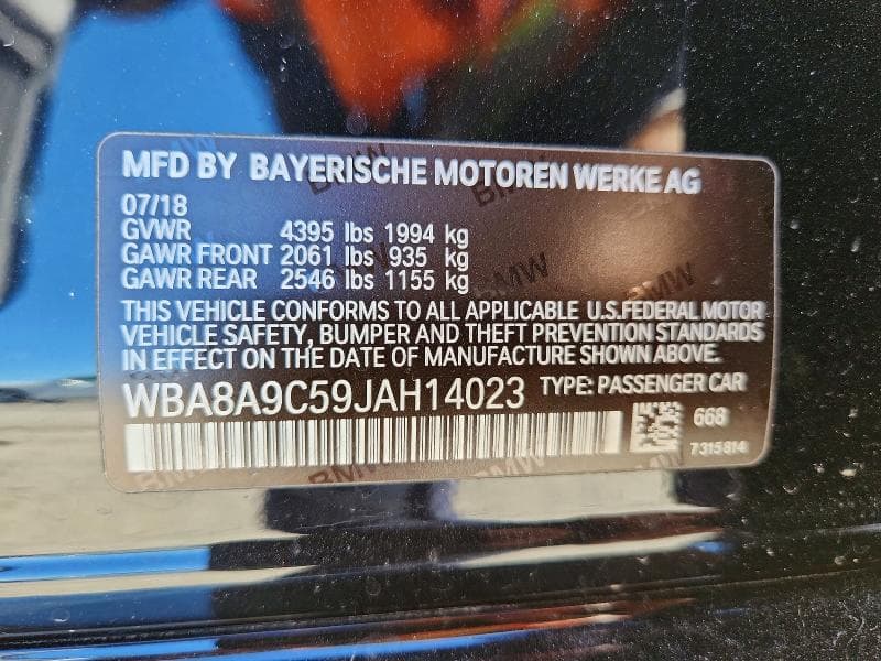 2018 BMW 320 I 12