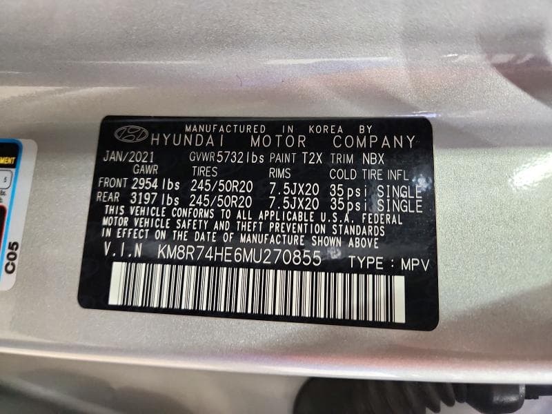 2021 HYUNDAI PALISADE CALLIGRAPHY 13