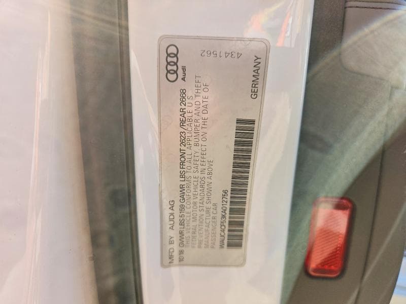 2019 AUDI S5 PRESTIGE 12