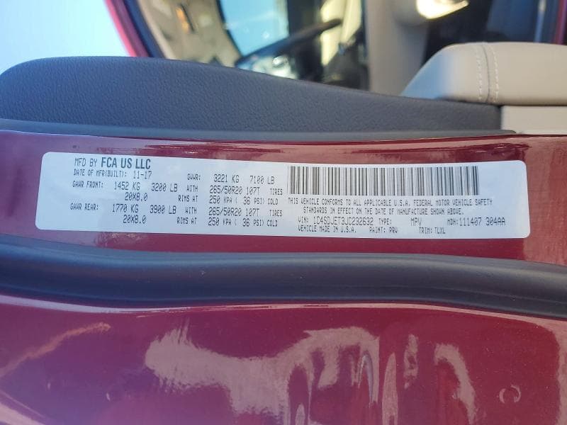 2018 DODGE DURANGO CITADEL 13