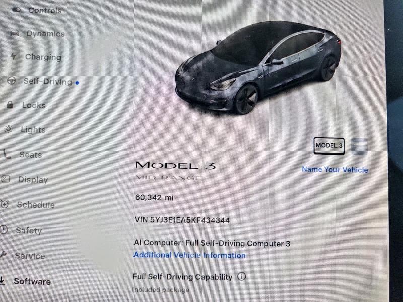 2019 TESLA MODEL 3 9