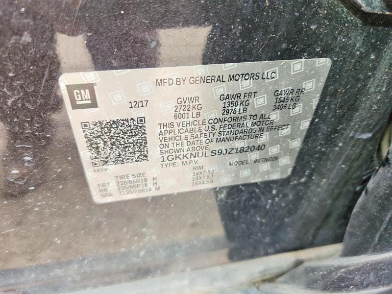 2018 GMC ACADIA SLT-1 12