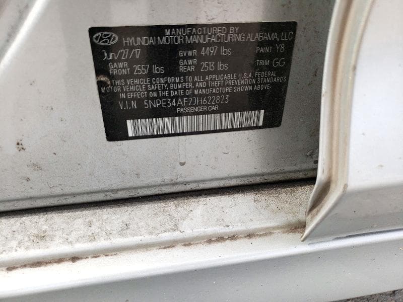 2018 HYUNDAI SONATA SEL 12
