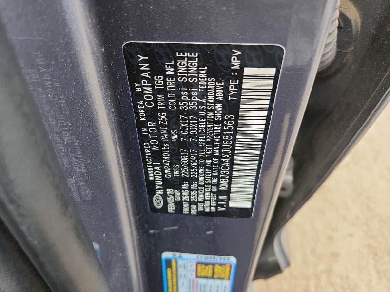 2018 HYUNDAI TUCSON SEL 13