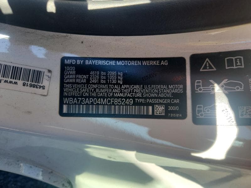 2021 BMW 430XI 12