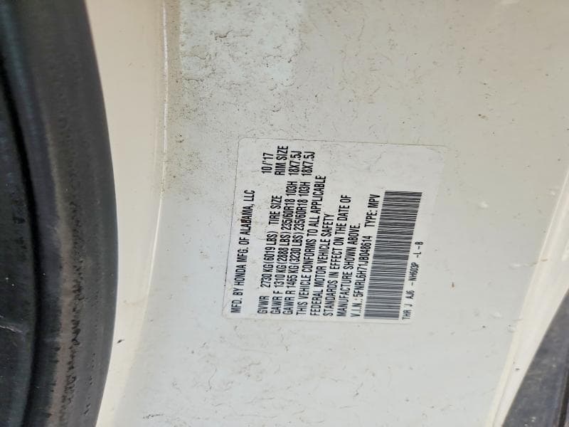 2018 HONDA ODYSSEY EXL 13