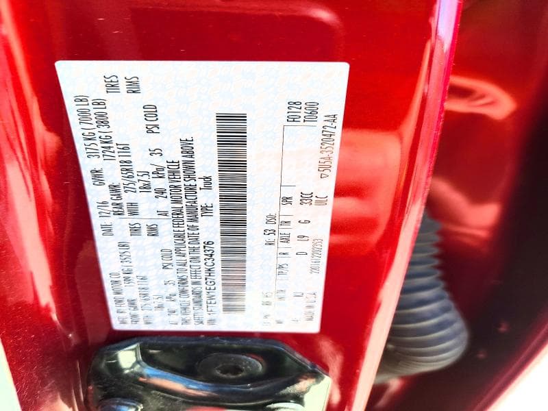 2017 FORD F150 SUPERCREW 12