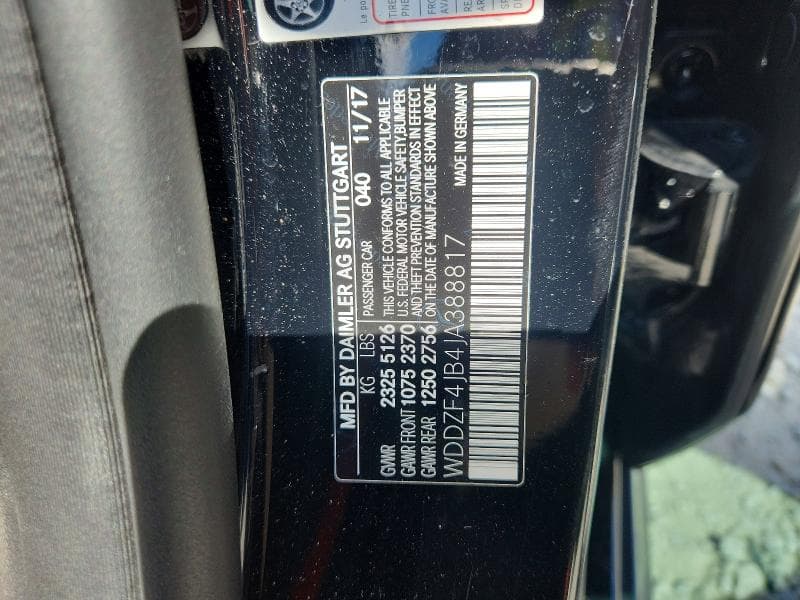 2018 MERCEDES-BENZ E 300 12