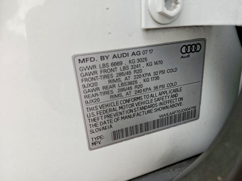 2018 AUDI Q7 PREMIUM PLUS 13