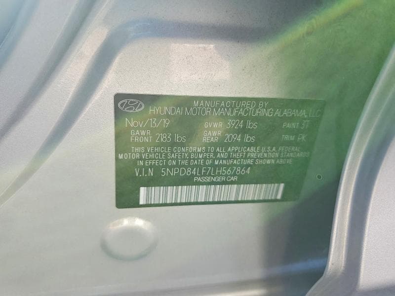 2020 HYUNDAI ELANTRA SEL 13