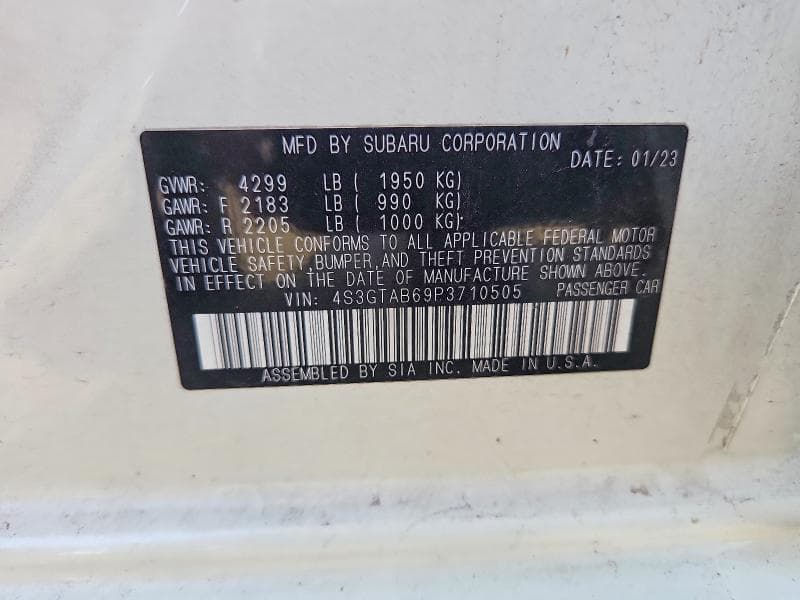 2023 SUBARU IMPREZA 12