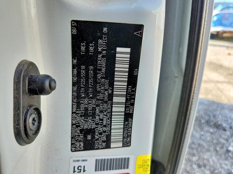 2017 TOYOTA SIENNA XLE PREMIUM 7-PASSENGER 14