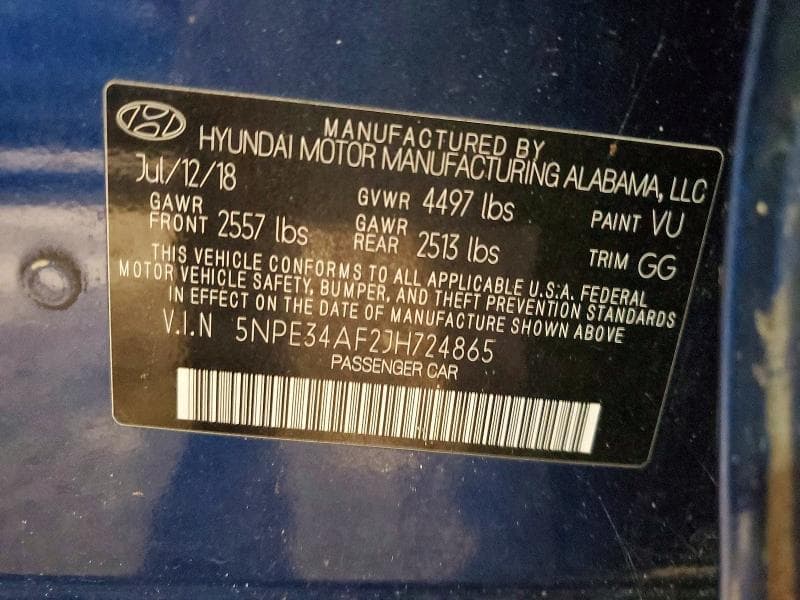 2018 HYUNDAI SONATA SEL+ 12