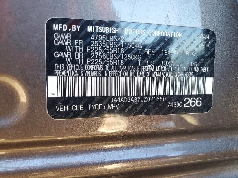 2018 MITSUBISHI OUTLANDER SE 13