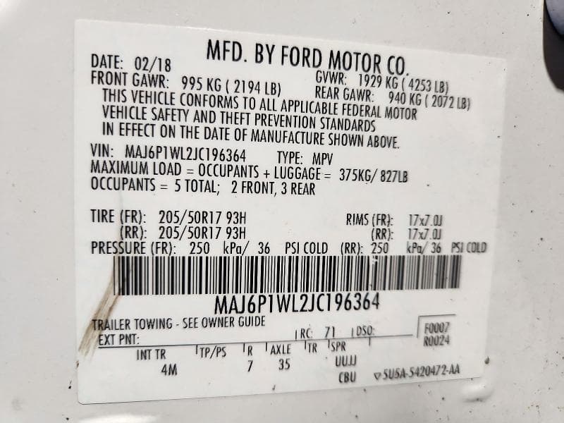 2018 FORD ECOSPORT TITANIUM 13