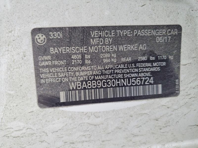2017 BMW 330 I 12