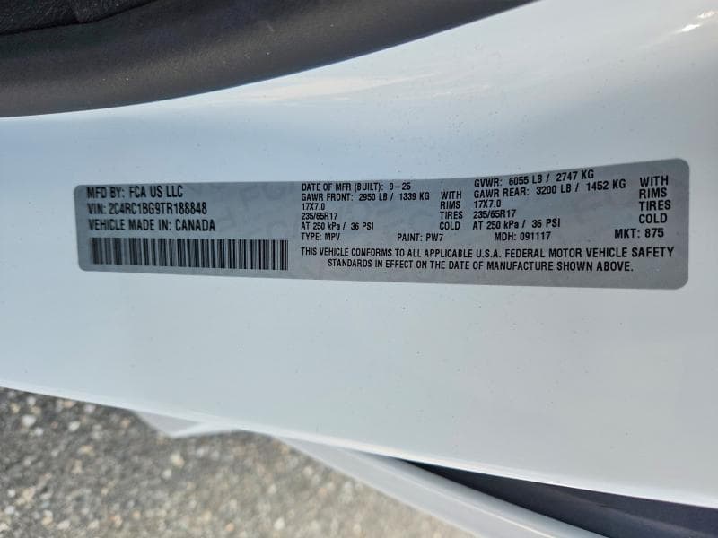 2026 CHRYSLER PACIFICA SELECT 13