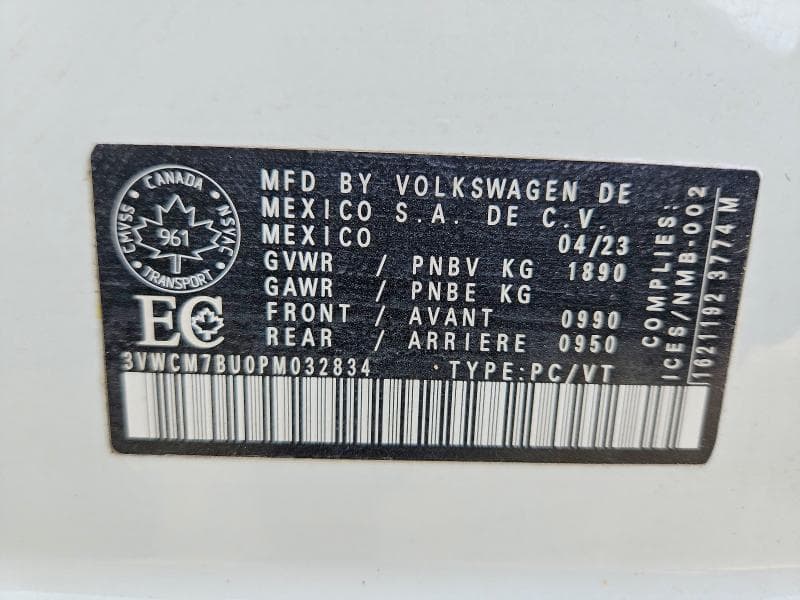 2023 VOLKSWAGEN JETTA TRENDLINE 12