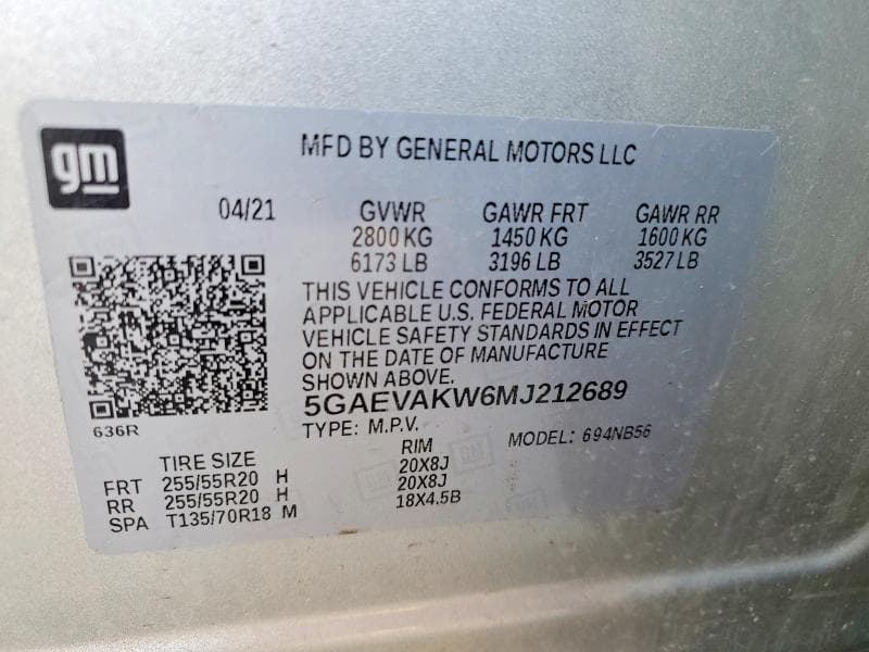 2021 BUICK ENCLAVE ESSENCE 13