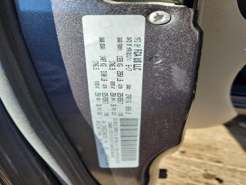 2017 DODGE GRAND CARAVAN SXT 13