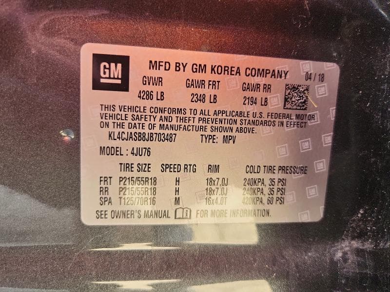 2018 BUICK ENCORE PREFERRED 12