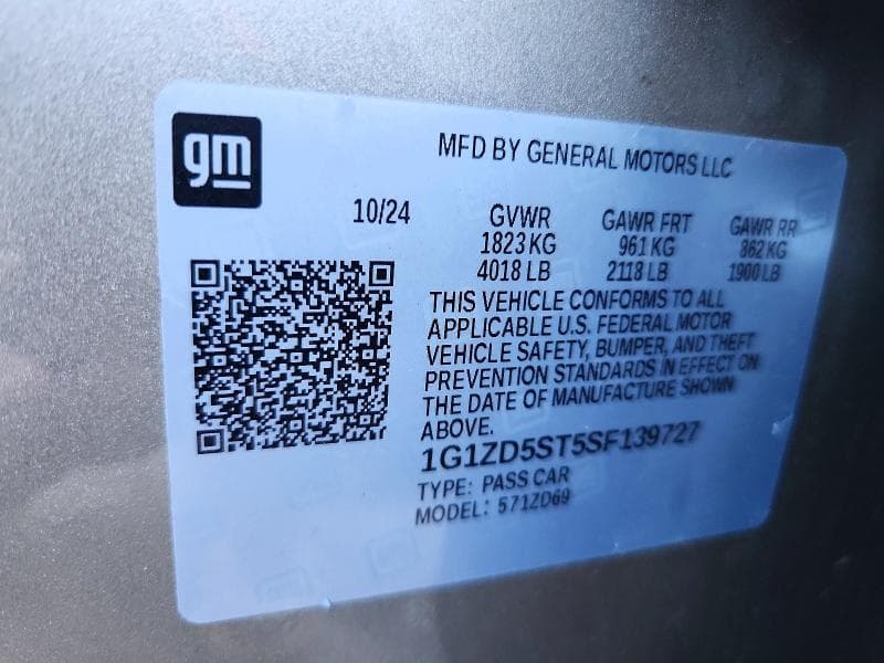 2025 CHEVROLET MALIBU LT 12