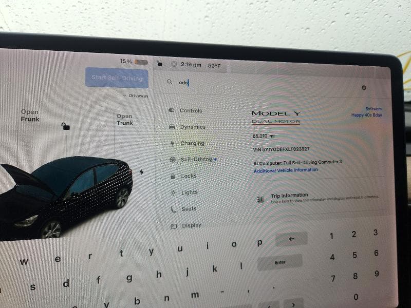 2020 TESLA MODEL Y 9