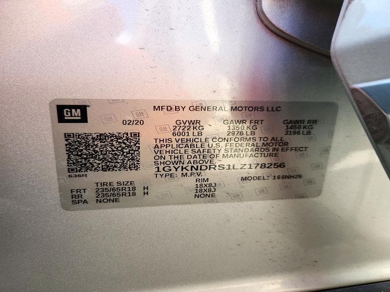 2020 CADILLAC XT5 PREMIUM LUXURY 13