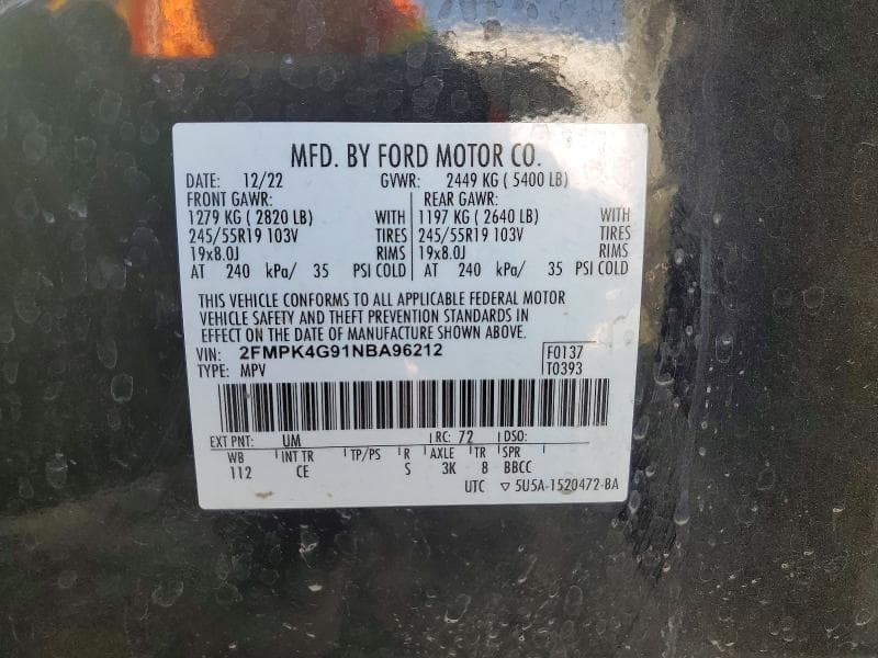 2022 FORD EDGE SE 13